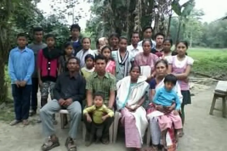 group photo sitting and standing